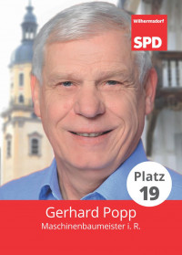 Gerhard Popp, Liste 5, Platz 19
