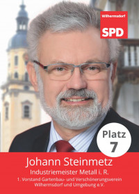 Johann Steinmetz, Liste 5, Platz 7